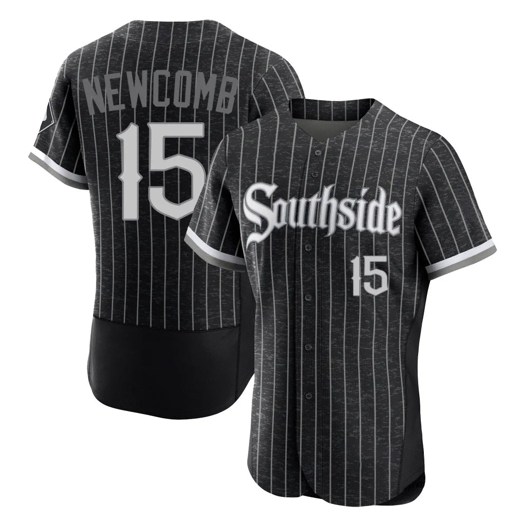 Johmsee C.White Sox #15 Sean Newcomb Player Black City Connect Limited Elite Home Stitched Jerseys