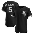 Johmsee C.White Sox #15 Sean Newcomb Player Black Limited Elite Home Stitched Jerseys