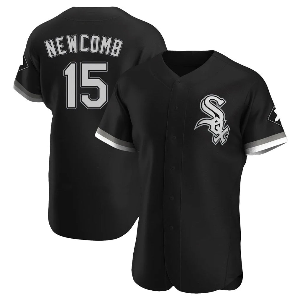 Johmsee C.White Sox #15 Sean Newcomb Player Black Limited Elite Home Stitched Jerseys