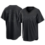 Johmsee C.White Sox #15 Sean Newcomb Player Black T-shirt Home Game Stitched Jerseys