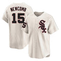 Johmsee C.White Sox #15 Sean Newcomb Player Cream Cooperstown Collection Limited Home Stitched Jerseys