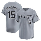 Johmsee C.White Sox #15 Sean Newcomb Player Gray Road Limited Home Stitched Jerseys