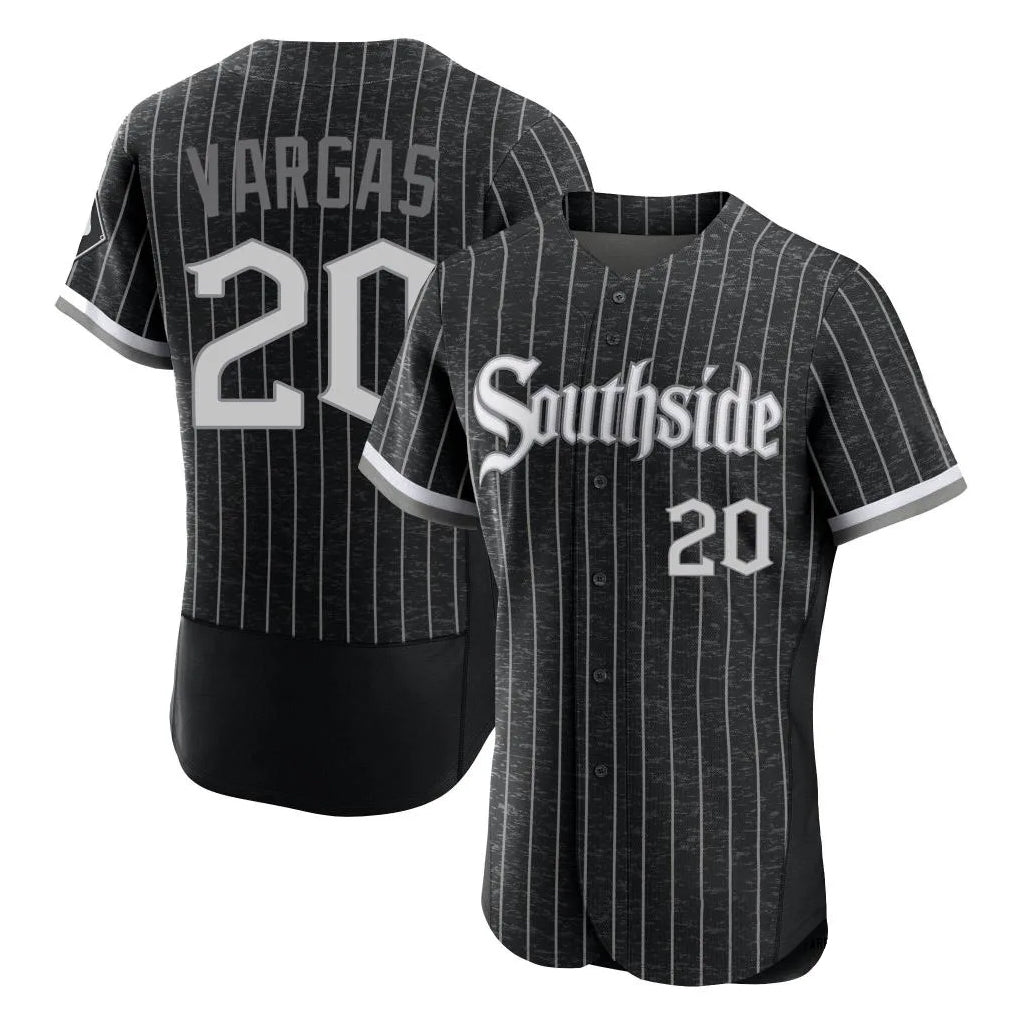 Johmsee C.White Sox #20 Miguel Vargas Player Black City Connect Limited Elite Home Stitched Jerseys