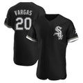 Johmsee C.White Sox #20 Miguel Vargas Player Black Limited Elite Home Stitched Jerseys