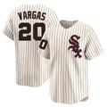 Johmsee C.White Sox #20 Miguel Vargas Player Cream Cooperstown Collection Limited Home Stitched Jerseys