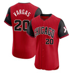 Johmsee C.White Sox #20 Miguel Vargas Player Red City Connect Limited Elite Home Stitched Jerseys