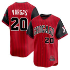 Johmsee C.White Sox #20 Miguel Vargas Player Red City Connect Limited Home Stitched Jerseys