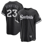 Johmsee C.White Sox #23 Andrew Benintendi Player Black City Connect Home Game Stitched Jerseys