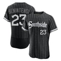 Johmsee C.White Sox #23 Andrew Benintendi Player Black City Connect Limited Elite Home Stitched Jerseys