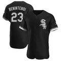 Johmsee C.White Sox #23 Andrew Benintendi Player Black Limited Elite Home Stitched Jerseys