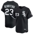 Johmsee C.White Sox #23 Andrew Benintendi Player Black Home Game Stitched Jerseys