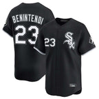 Johmsee C.White Sox #23 Andrew Benintendi Player Black Home Game Stitched Jerseys