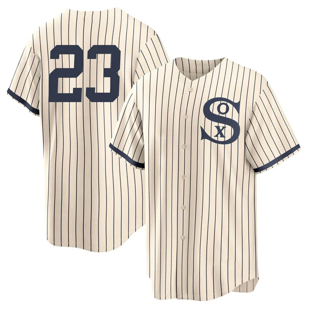 Johmsee C.White Sox #23 Andrew Benintendi Player Cream Field of Dreams Home Game Stitched Jerseys