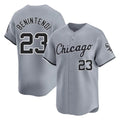 Johmsee C.White Sox #23 Andrew Benintendi Player Gray Road Limited Home Stitched Jerseys