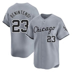Johmsee C.White Sox #23 Andrew Benintendi Player Gray Road Limited Home Stitched Jerseys