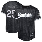 Johmsee C.White Sox #25 Andrew Vaughn Player Black City Connect Home Game Stitched Jerseys