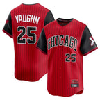 Johmsee C.White Sox #25 Andrew Vaughn Player Red City Connect Limited Home Stitched Jerseys