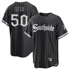 Johmsee C.White Sox #50 Lenyn Sosa Player Black City Connect Home Game Stitched Jerseys