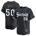 Johmsee C.White Sox #50 Lenyn Sosa Player Black City Connect Limited Home Stitched Jerseys