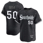 Johmsee C.White Sox #50 Lenyn Sosa Player Black City Connect Limited Home Stitched Jerseys