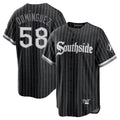 Johmsee C.White Sox #58 Seranthony Domínguez Player Black City Connect Home Game Stitched Jerseys