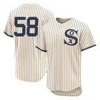 Johmsee C.White Sox #58 Seranthony Domínguez Player Cream Field of Dreams Limited Elite Home Stitched Jerseys
