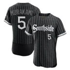 Johmsee C.White Sox #5 Munetaka Murakami Player Black City Connect Limited Elite Home Stitched Jerseys