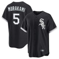 Johmsee C.White Sox #5 Munetaka Murakami Player Black Home Game Stitched Jerseys