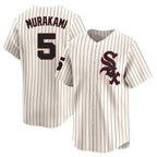 Johmsee C.White Sox #5 Munetaka Murakami Player Cream Cooperstown Collection Limited Home Stitched Jerseys