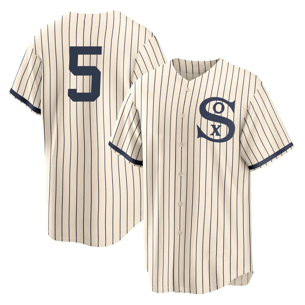 Johmsee C.White Sox #5 Munetaka Murakami Player Cream Field of Dreams Home Game Stitched Jerseys