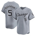 Johmsee C.White Sox #5 Munetaka Murakami Player Gray Road Limited Home Stitched Jerseys