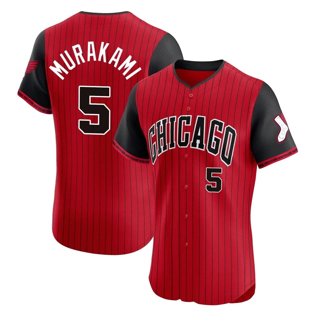 Johmsee C.White Sox #5 Munetaka Murakami Player Red City Connect Limited Elite Home Stitched Jerseys