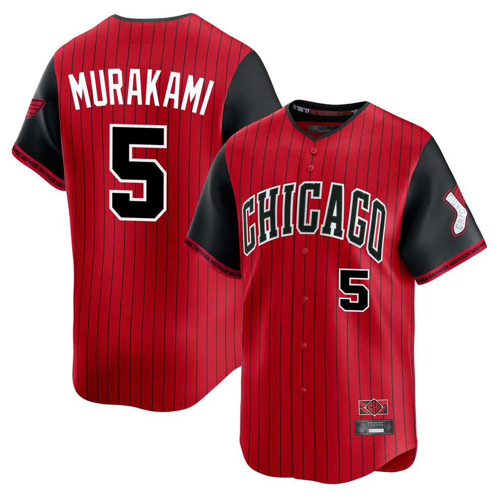 Johmsee C.White Sox #5 Munetaka Murakami Player Red City Connect Limited Home Stitched Jerseys
