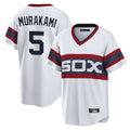 Johmsee C.White Sox #5 Munetaka Murakami Player White T-shirt Home Game Stitched Jerseys