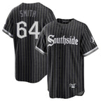 Johmsee C.White Sox #64 Shane Smith Player Black City Connect Home Game Stitched Jerseys