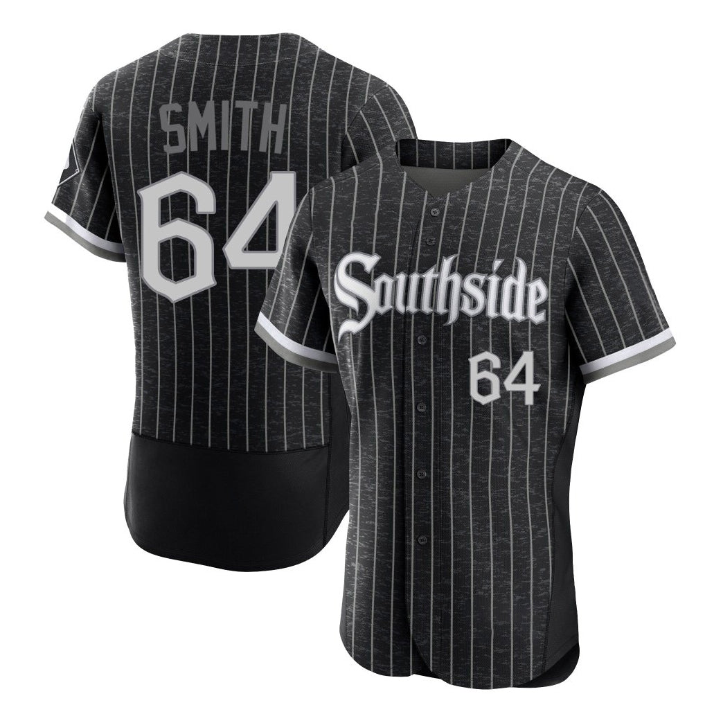 Johmsee C.White Sox #64 Shane Smith Player Black City Connect Limited Elite Home Stitched Jerseys