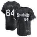 Johmsee C.White Sox #64 Shane Smith Player Black City Connect Limited Home Stitched Jerseys