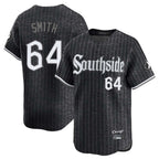 Johmsee C.White Sox #64 Shane Smith Player Black City Connect Limited Home Stitched Jerseys