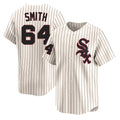 Johmsee C.White Sox #64 Shane Smith Player Cream Cooperstown Collection Limited Home Stitched Jerseys