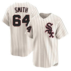 Johmsee C.White Sox #64 Shane Smith Player Cream Cooperstown Collection Limited Home Stitched Jerseys