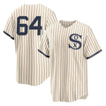 Johmsee C.White Sox #64 Shane Smith Player Cream Field of Dreams Home Game Stitched Jerseys