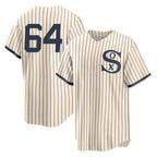 Johmsee C.White Sox #64 Shane Smith Player Cream Field of Dreams Home Game Stitched Jerseys