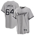 Johmsee C.White Sox #64 Shane Smith Player Gray Home Game Stitched Jerseys