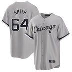 Johmsee C.White Sox #64 Shane Smith Player Gray Home Game Stitched Jerseys