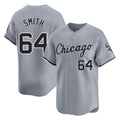 Johmsee C.White Sox #64 Shane Smith Player Gray Road Limited Home Stitched Jerseys