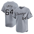 Johmsee C.White Sox #64 Shane Smith Player Gray Road Limited Home Stitched Jerseys