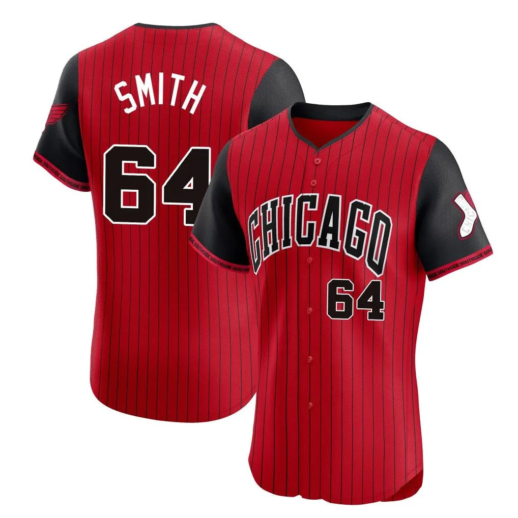 Johmsee C.White Sox #64 Shane Smith Player Red City Connect Limited Elite Home Stitched Jerseys