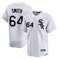 Johmsee C.White Sox #64 Shane Smith Player White Stripe Limited Home Stitched Jerseys