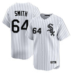 Johmsee C.White Sox #64 Shane Smith Player White Stripe Limited Home Stitched Jerseys