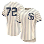 Johmsee C.White Sox #72 Carlton Fisk Player Cream Field of Dreams Limited Elite Home Stitched Jerseys